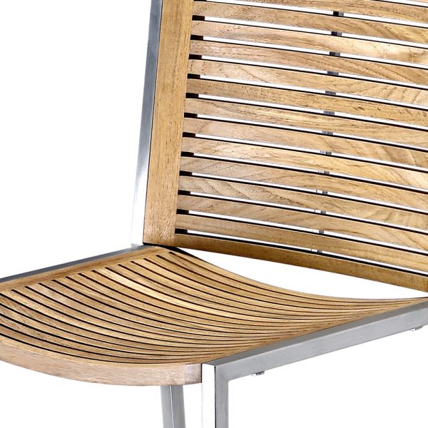 Jane Hamley Wells BEO_BO-9700-C_C modern outdoor counter stool teak seat and back on stainless steel frame