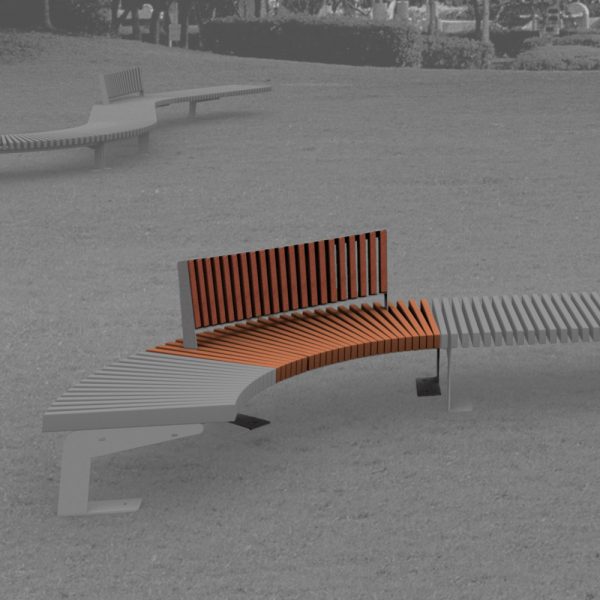 Jane Hamley Wells BOA_DSC1014103R_A commercial urban park curved bench with backrest hardwood seat steel frame