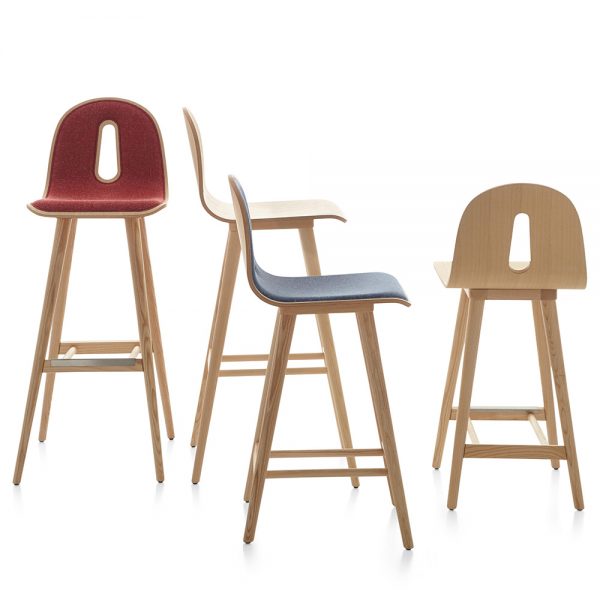 Jane Hamley Wells GOTHAMWOODY_SG_SG-I modern stools bentwood seats on ash wood legs group_1