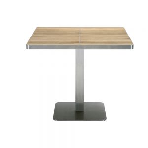 Jane Hamley Wells KURF_8701 luxury modern outdoor square dining table teak stainless steel