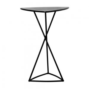 Jane Hamley Wells BB_BB8103_A modern indoor outdoor triangle bar table granite powder-coated triangle base
