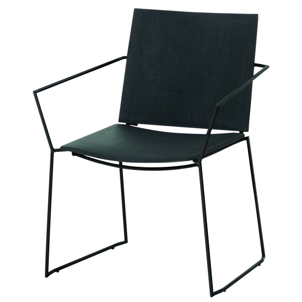 21821 Jane Hamley Wells BB_BB9103-PDC_A contemporary outdoor stacking restaurant armchair mesh seat powder-coated stainless steel